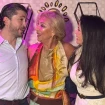 Ángel Cristo con Jenny Llada y Ana Herminia.