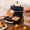 Sandwichera 3 en 1 con placas intercambiables y diseño retro