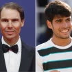 Rafa Nadal y Carlos Alcaraz.