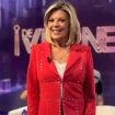 Terelu Campos en una imagen en el plató de De Viernes vestida de rojo