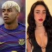 Lamine Yamal y Nicki Nicole en un montaje (EFE/redes)