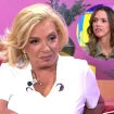 Carmen Borrego en Telecinco, en un montaje con Paola Olmedo.