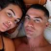 Georgina Rodríguez y Cristiano Ronaldo en una imagen de redes