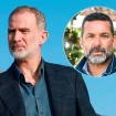 El rey Felipe VI, amigo del músico desde hace décadas y Jaime Anglada, el cantautor de 52 años.