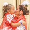 Toñi Moreno y su hija Lola, guapísimas vestidas iguales con traje de flamenca