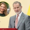 Eva Sannum en un montaje con Felipe VI
