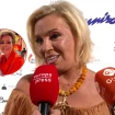 Carmen Borrego durante el desfile de Félix Ramiro en la MBFWM, donde apoyó a su hijo y habló de su relación con Rocío Carrasco.