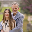 Felipe VI y la infanta Sofía.