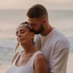 Anabel Pantoja y su novio, David Rodríguez.