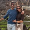 Irene Rosales y Guillermo posan en Roma durante su primera escapada juntos (Instagram)