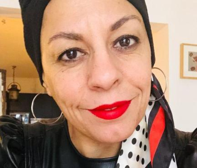 Cristina Medina ha salido sin turbante por primera vez desde que perdió el cabello.