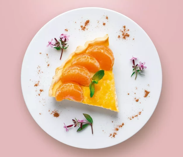 Tarta queso mandarina