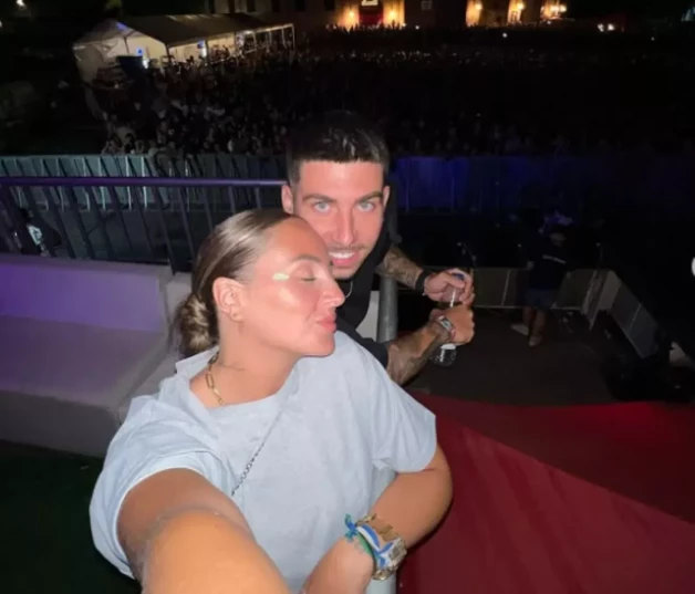 Rocío Flores y su novio, Manuel Bedmar.