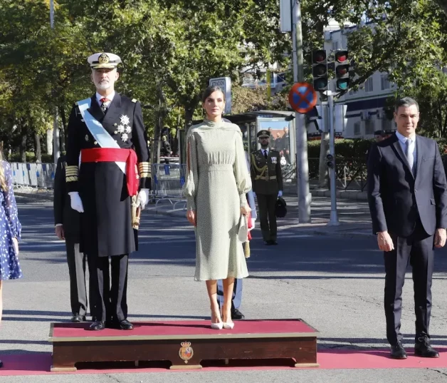 Letizia look Dia de la Hispanidad 2022
