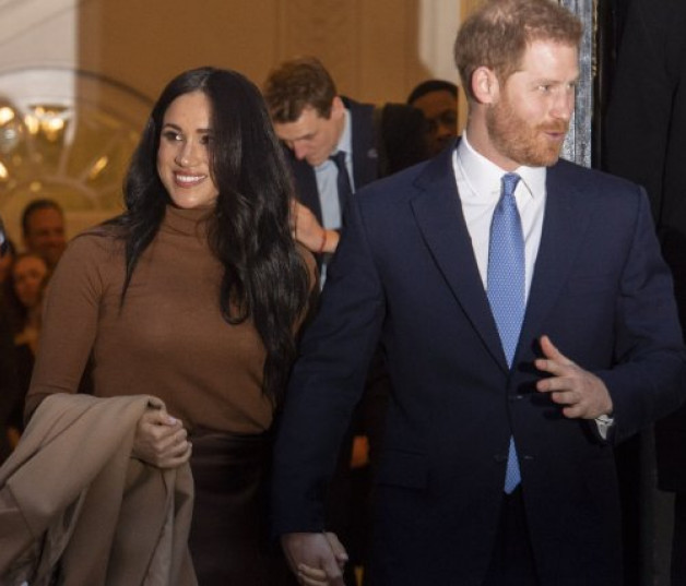 Harry y Meghan llegaron y se fueron del acto cogidos de la mano.