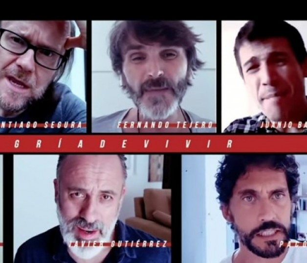 Algunas de las caras conocidas que aparecen en el videoclip.