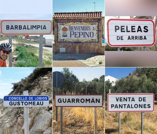 Aunque parezca mentira, todos estos pueblos existen de verdad. 