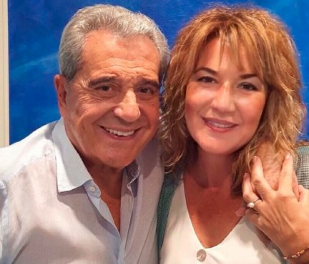 Andrés Pajares, junto a su mujer, Juani. 