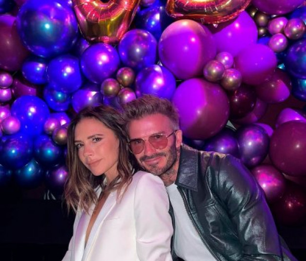 Victoria junto a su marido, David Bechkam, con quien lleva más de dós décadas. 