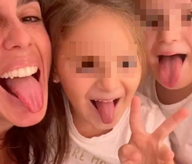 Anabel Pantoja junto a las hijas de Kiko Rivera