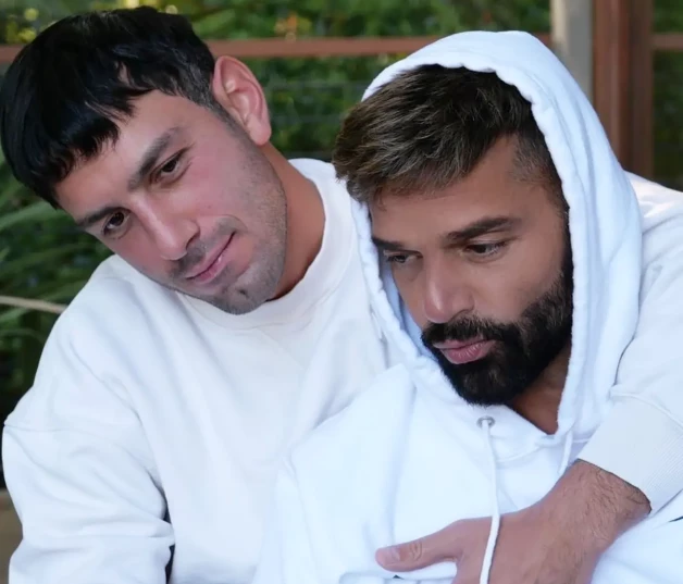 Ricky Martin con su exmarido