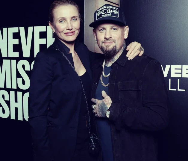 Cameron Díaz con su marido, Benji Madden.