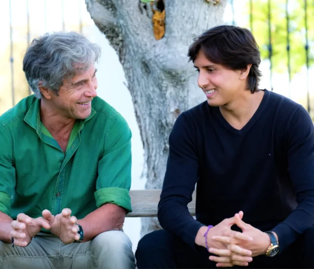 Andrés Roca Rey con Roberto Domínguez.