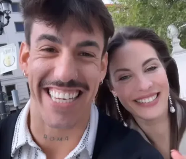 Jessica Bueno y Luitingo, muy felices y enamorados en Bilbao.