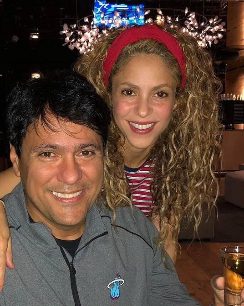 Shakira y su inseparable hermano.