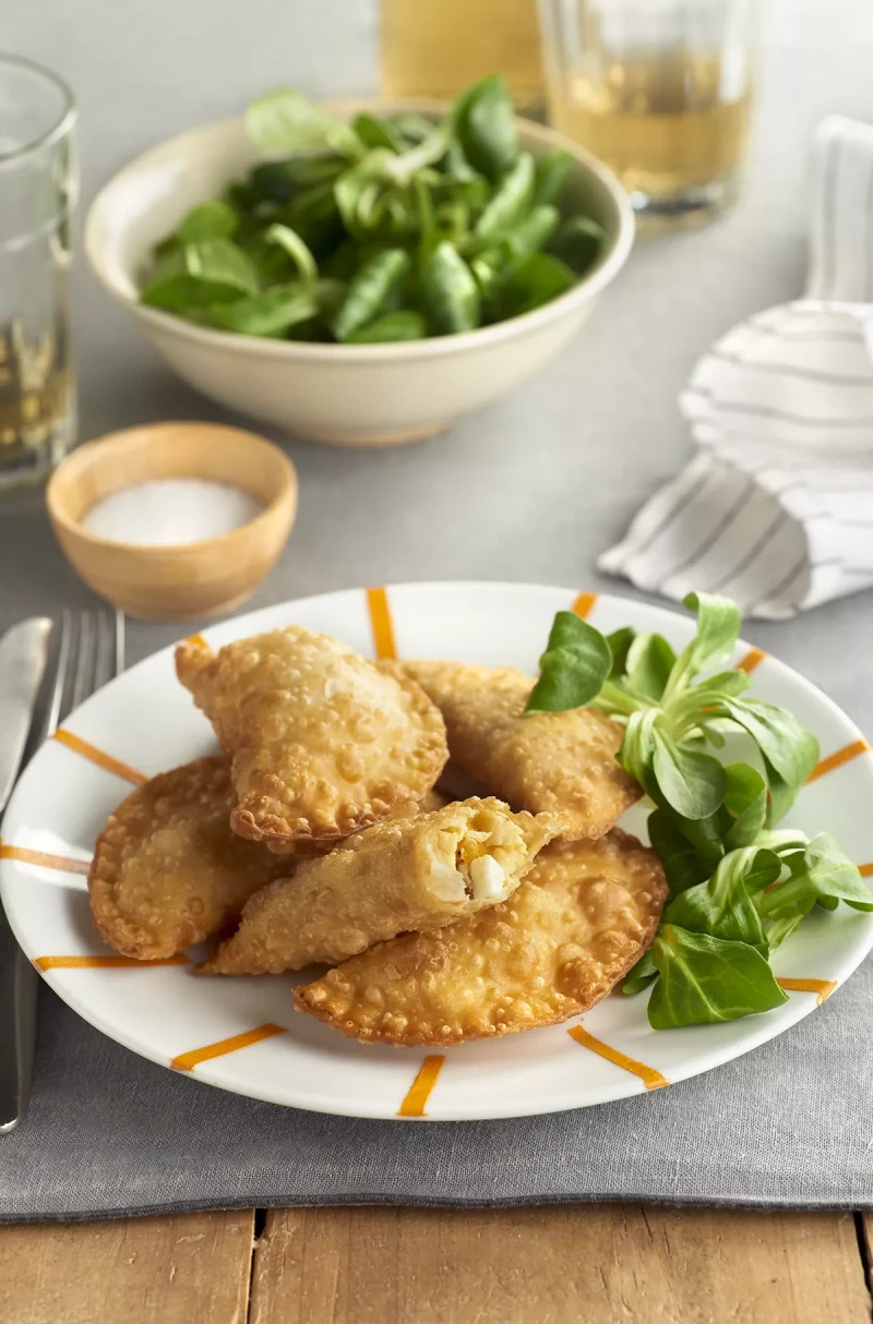 Empanadillas de pollo y setas