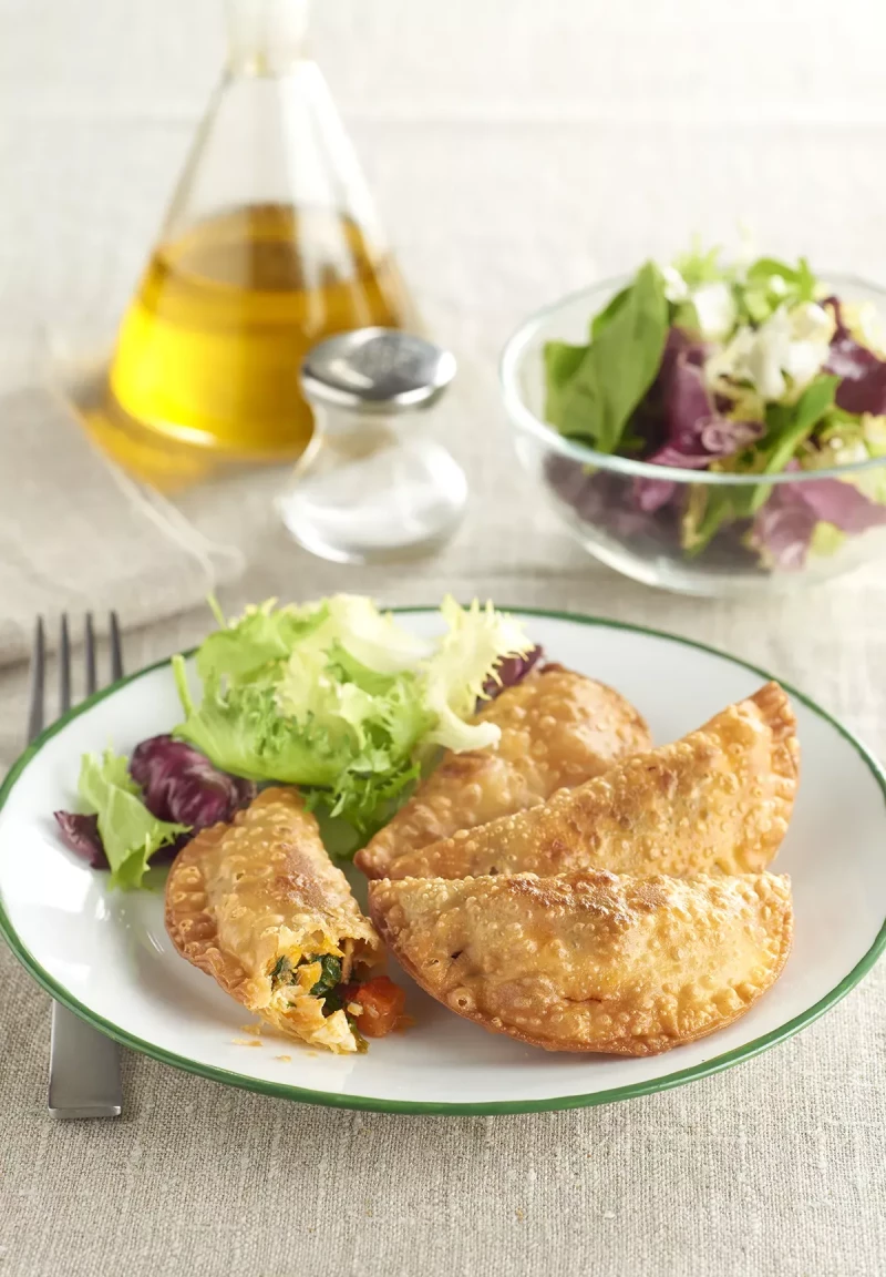 Empanadillas de bacalao y espinacas