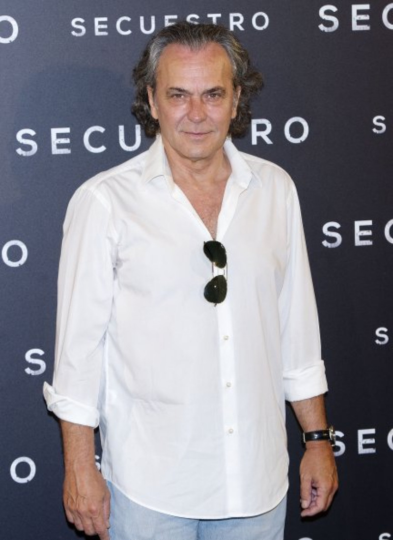 El actor durante la presentación de la película «Secuestro».