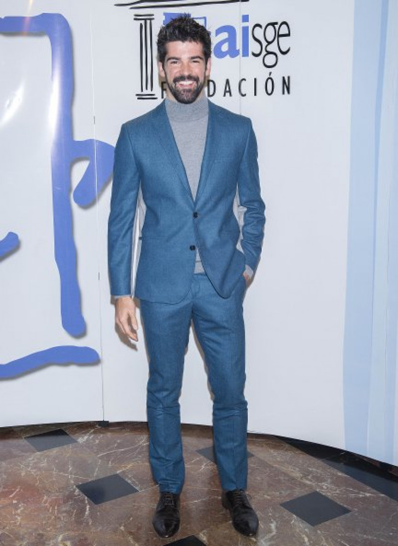 Elegante y sonriente como es habitual en él, Miguel Ángel acudió a recoger un premio de la AISGE. 