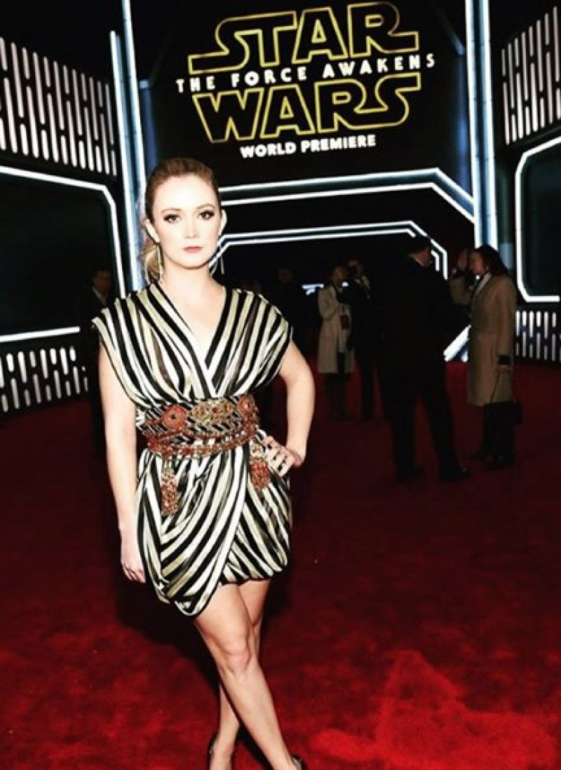 La joven actriz sale en la octava parte de «Star Wars» por expreso deseo de su madre.