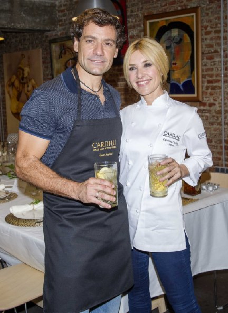 Cayetana, que es ahora toda una chef, y Omar cocinaron juntos para un evento solidario.