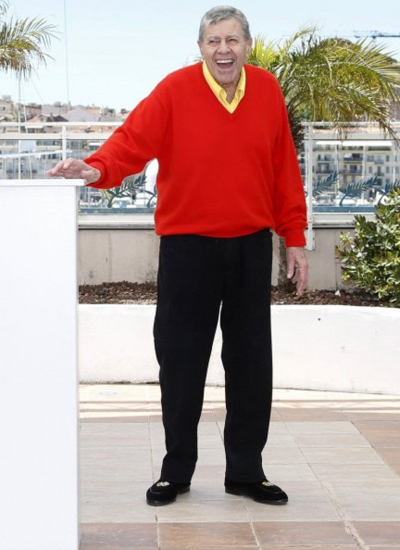 Jerry Lewis en una de sus últimas apariciones públicas.
