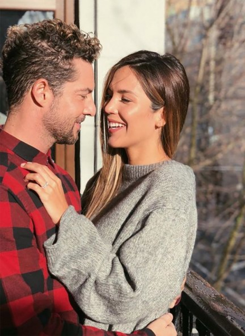 David anunció la pedida de mano con esta bonita foto y un mensaje de lo más tierno en su Instagram.