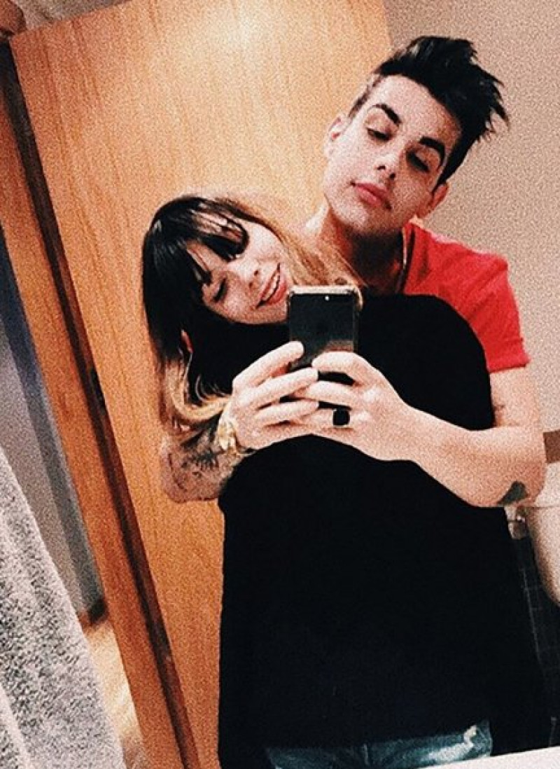 La hija de Terelu y su novio, el «dj» Álvaro Cano.