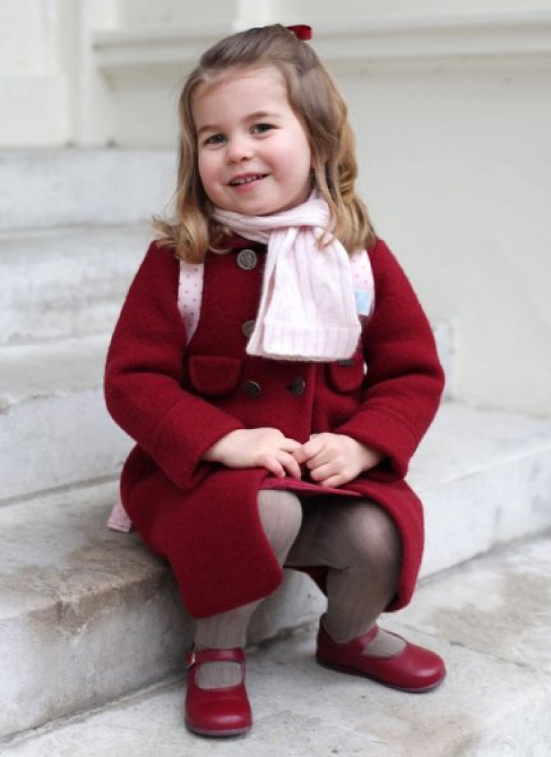 Charlotte de Inglaterra comenzó la guardería el pasado mes de enero.