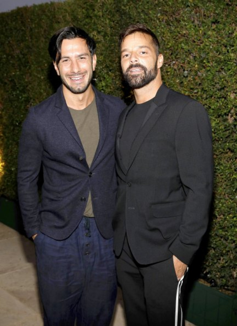 Ricky Martin y Jwan Yosef.