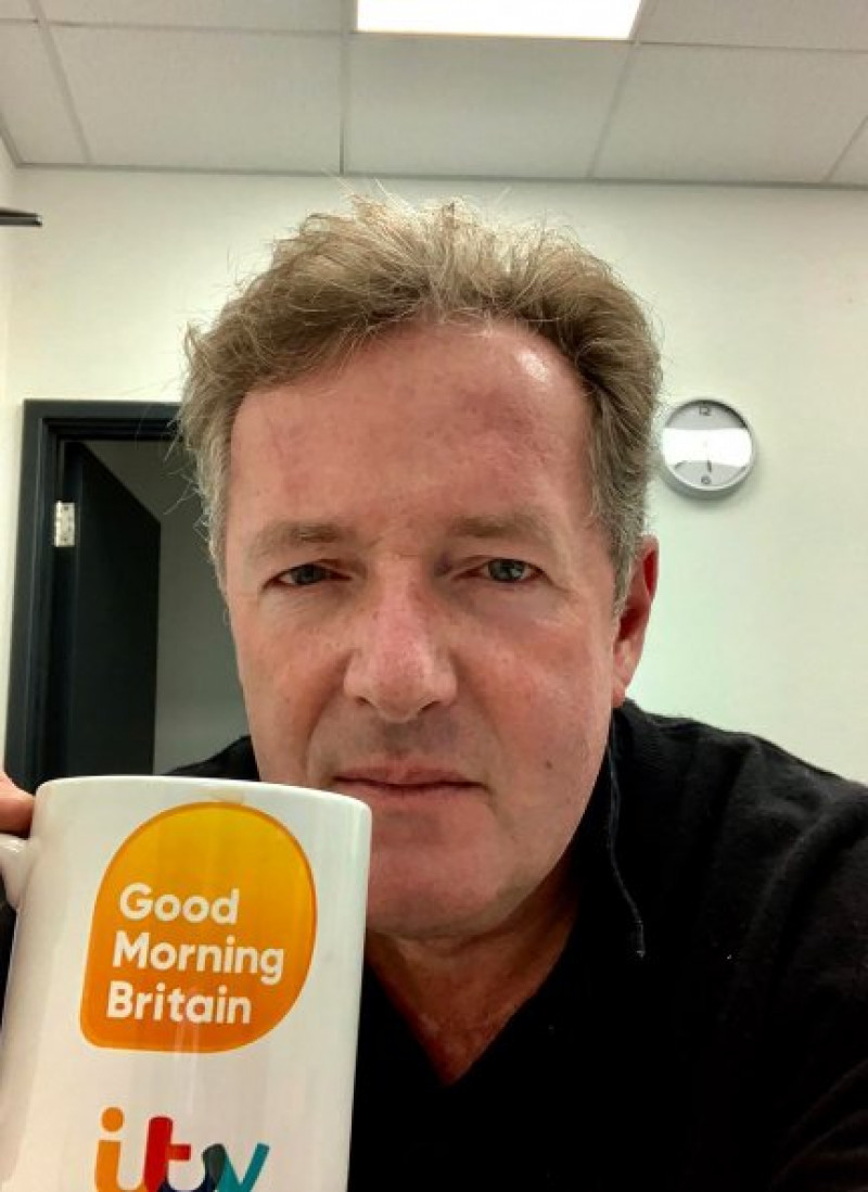 El presentador de televisión británico Piers Morgan.