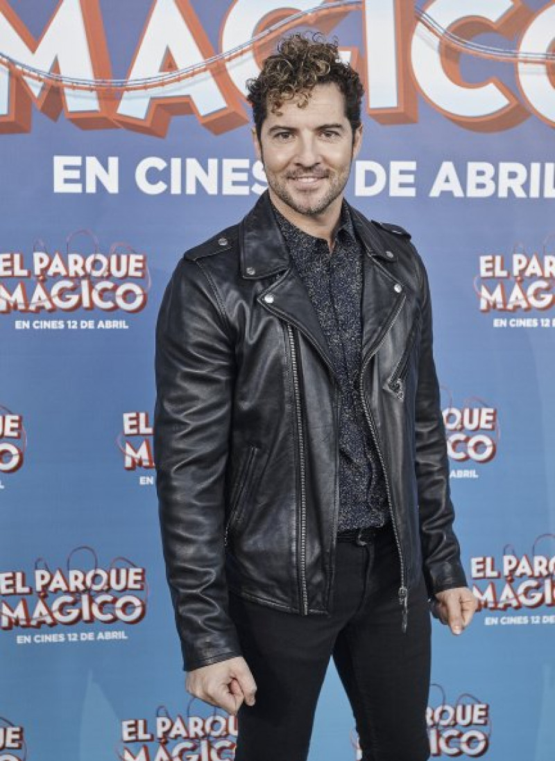 David Bisbal en el estreno de «El parque mágico».