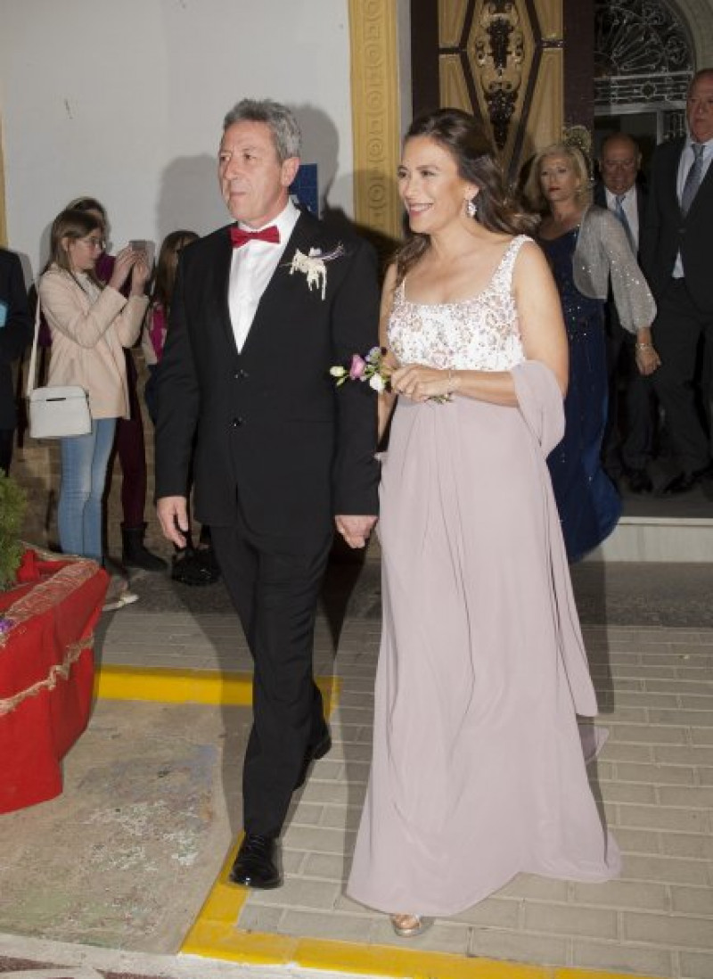 Alonso Guerrero y María Dolores Corrales, recién casados.