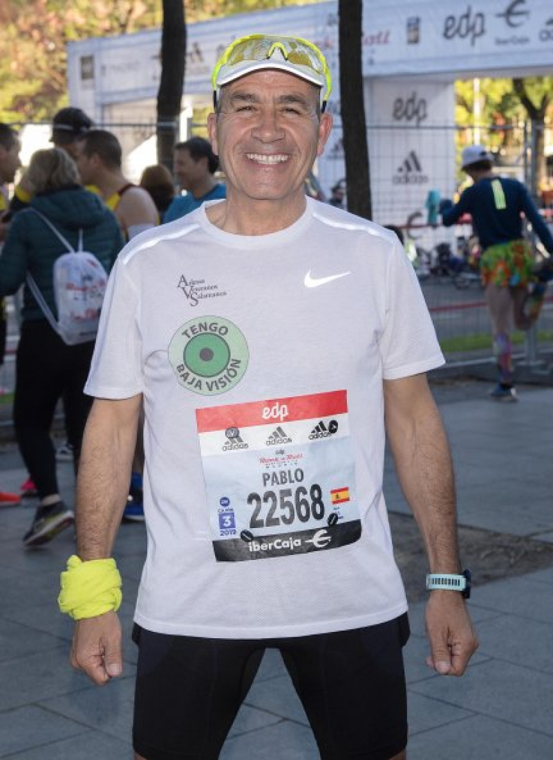 Pablo Sánchez corre tres o cuatro días a la semana.