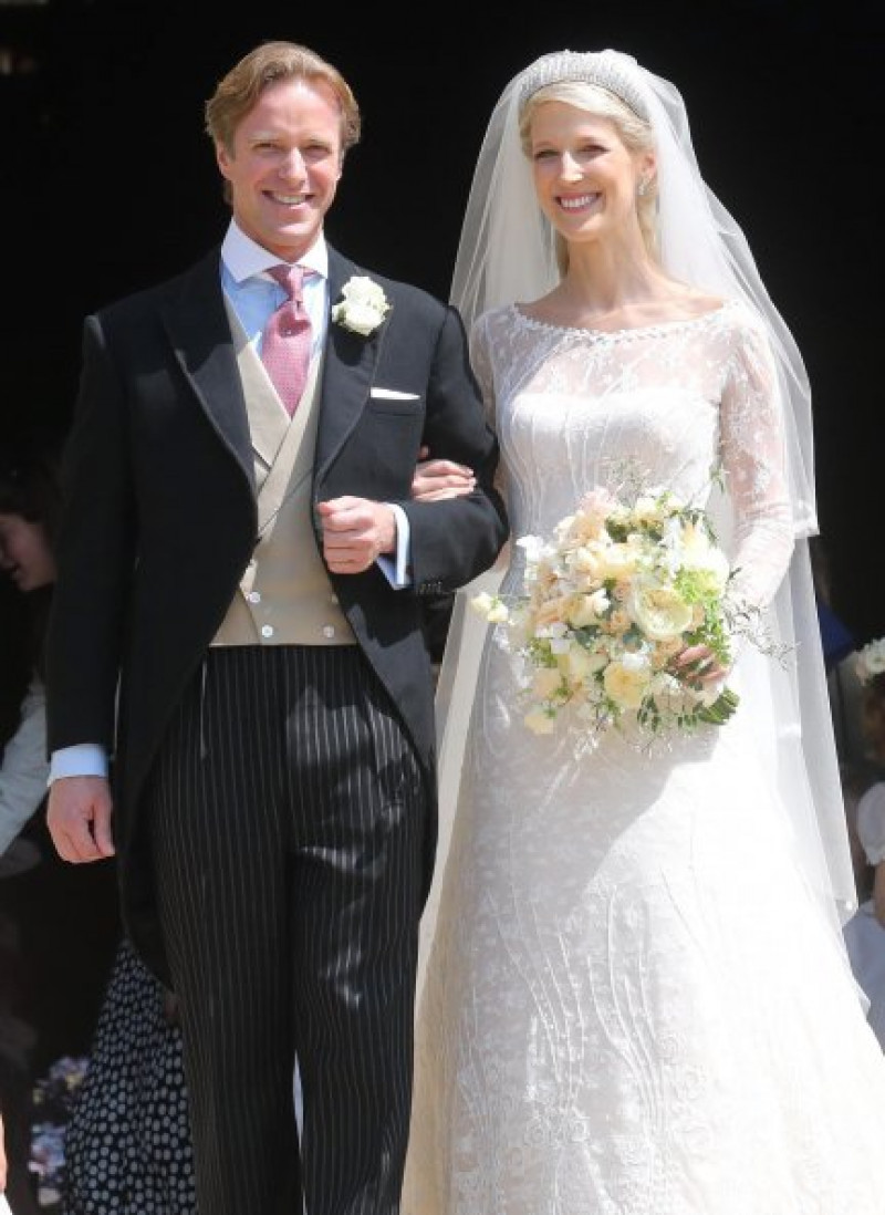 Lady Gabriella Windsor y su ya marido, Thomas Kingston.