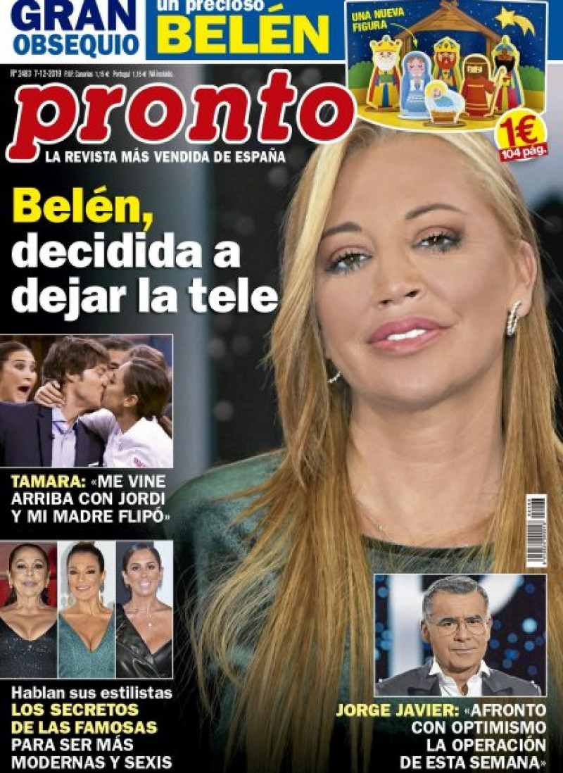 Belén Esteban es la protagonista de la portada de Pronto de esta semana.