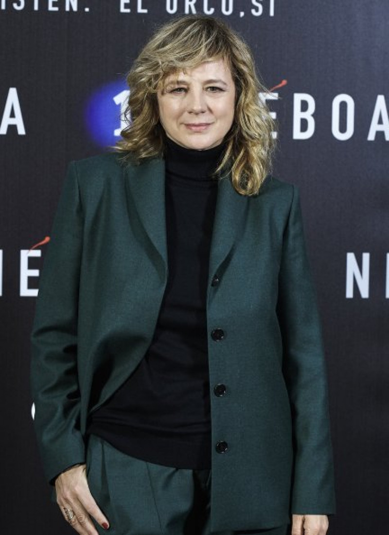 Emma Suárez en la presentación de «Néboa», la nueva serie de La 1.