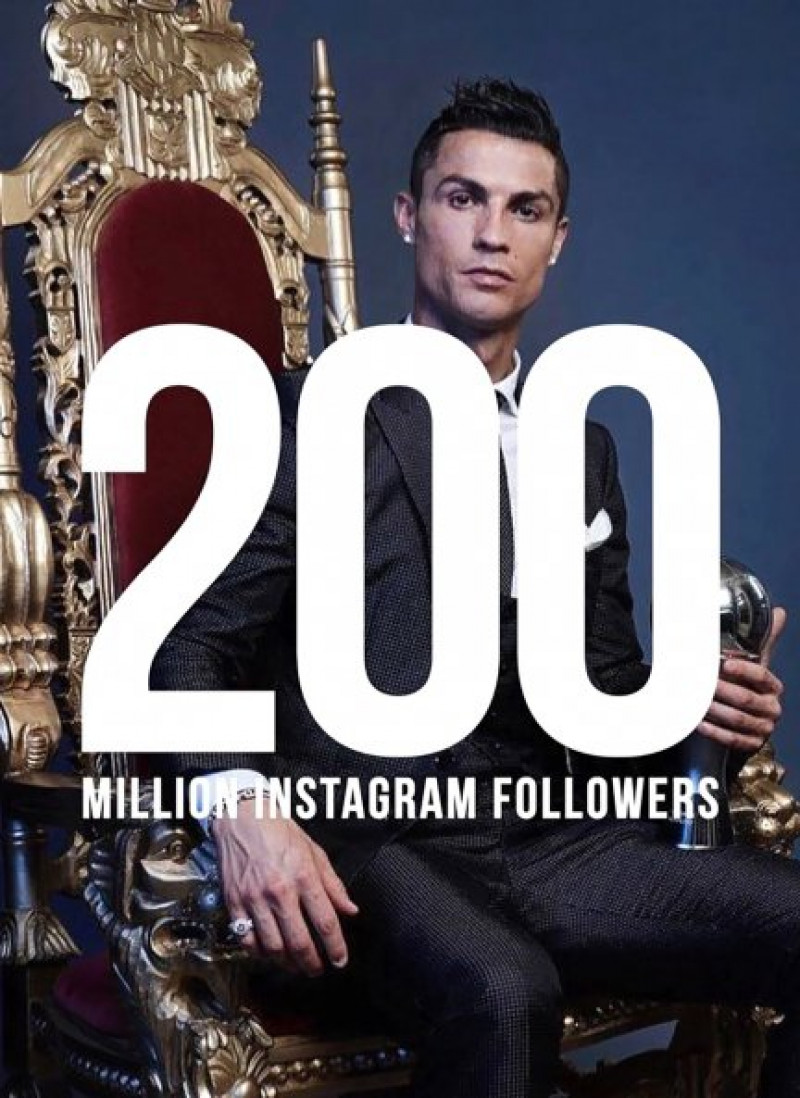 Cristiano hace ya unos días que alcanzó los 200 millones de seguidores en Instagram.