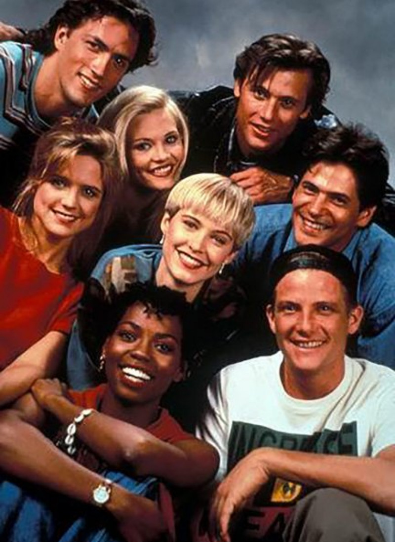 Los protagonistas de 'Melrose Place', la mítica serie que arrasó en la década de los 90.