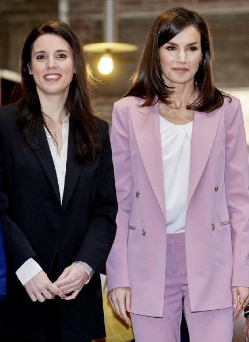 La Reina Letizia coincidió por primera vez con la ministra Irene Montero hace seis días.